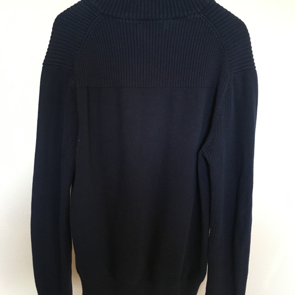 Calvin Klein Men's Quarter-Zip Pullover Navy - Picture 2 of 6